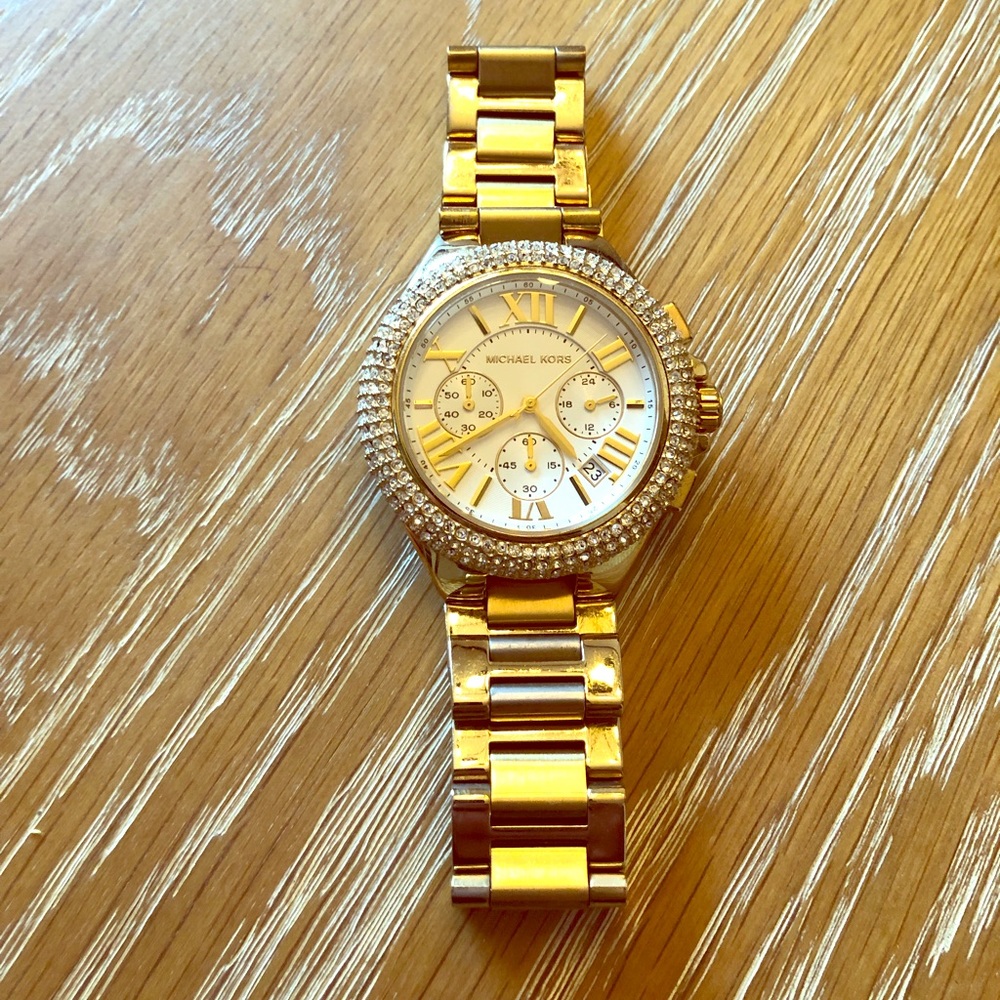 Michael Kors Bradshaw gold watch MK-5756